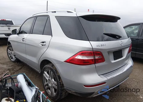 2015 Mercedes-Benz Ml 350 4Matic из США, поврежденный, VIN 4JGDA5HB4FA596102